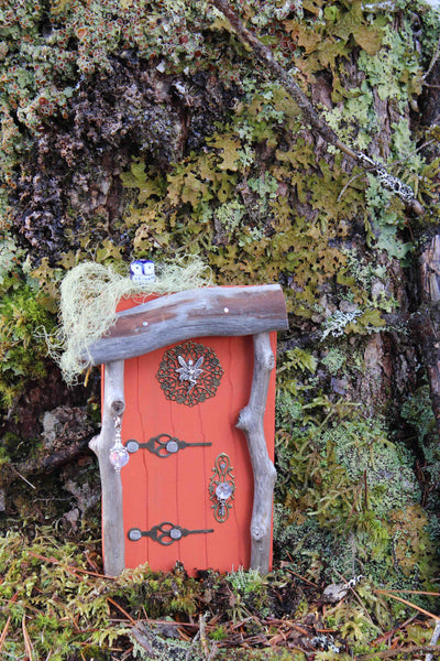 monarch orange fairy door