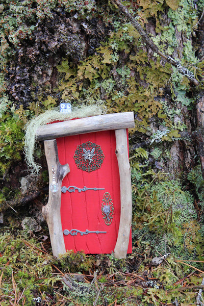 ladybug red fairy door